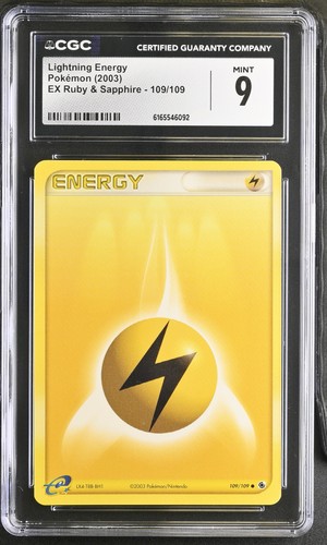 Lightning Energy graded CGC 9 for sale on eBay
