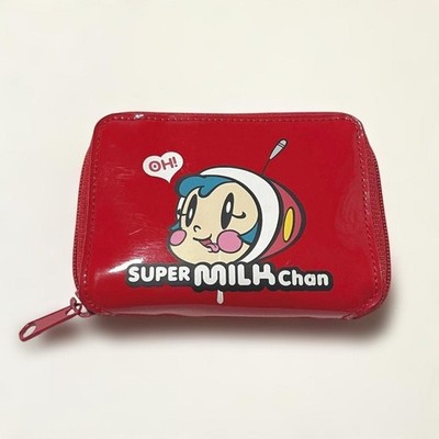Oh Super MILK Chan Village Vanguard 2 Way Enamel Wallet