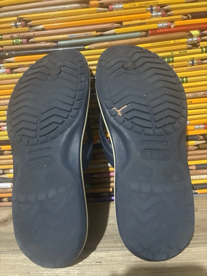 Chanclas Crocs Citilane para mujer 7 para hombre 5 azules unisex sandalias sin cordones Foto 4 de 4