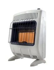 Vent-Free 20000 BTU Radiant Natural Gas Heater MultiWhite