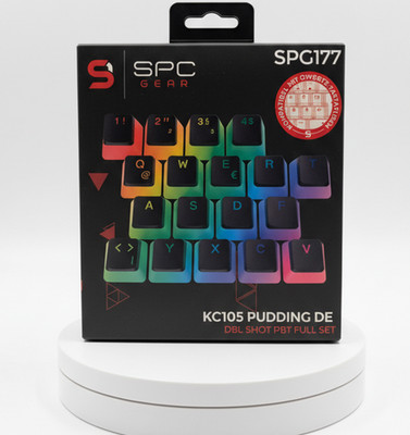 Pudding Double Shot PBT Keycaps Set DE Layout