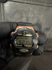 Kids Vintage Timex Noise Indiglo Alarm Chrono Black Green Digital Watch H2