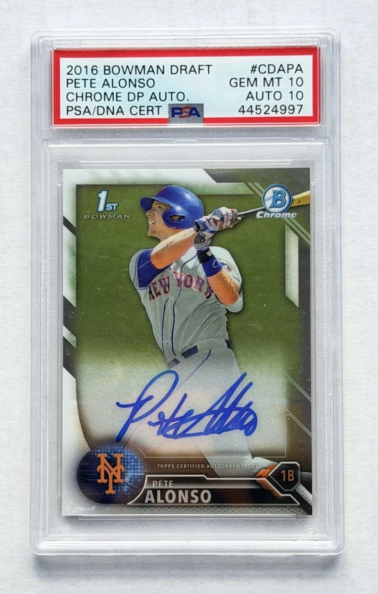 Bowman Pete Alonso Baseball 2016 Season Sports Trading Cards