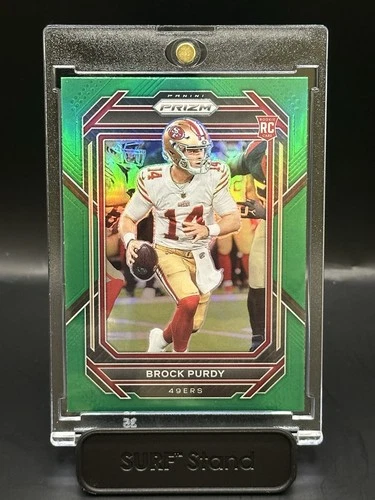 2022 Panini Prizm Rookies Brock Purdy #353 Green Prizm (RC) SF 49ers