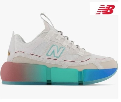 New Balance Vision Racer Jaden Smith Hippie Sneakers White Blue Pink Size 9.5 M