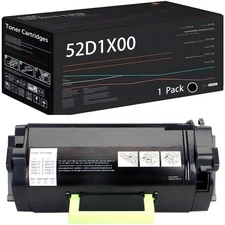 52D1X00 Toner Cartridges for Lexmark MS711dn MS811dn MS811dtn etc. Printers