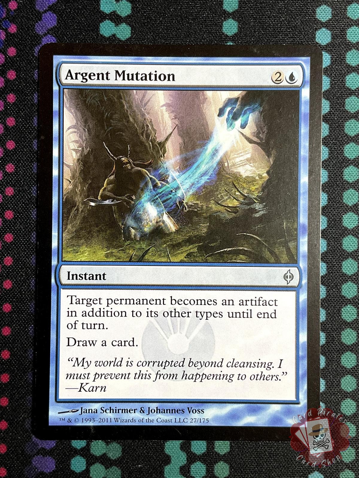 Argent Mutation 27 Uncommon New Phyrexia Magic: The Gathering Lightly Played