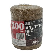 Koch Industries 5480304 Jute Twine Twisted 3-Ply - 200 ft.