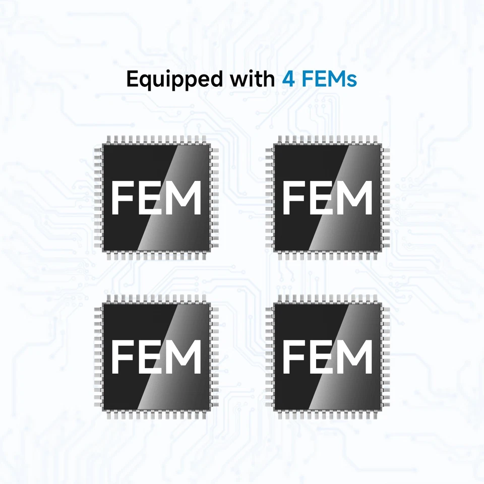 U-speed AC1200 Repeater Wifi Range Extender Dual-band Signal Booster with 4 FEMs - Image 2 of 4