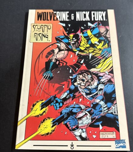 Wolverine & Nick Fury : Scorpio Rising Marvel Comics (1994) Vf/Nm - Photo 1/5