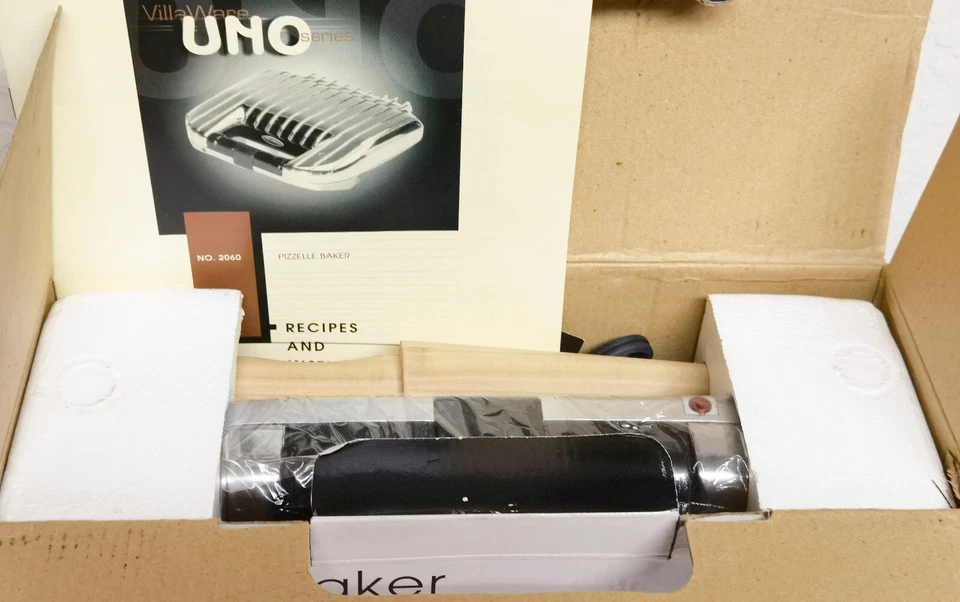 Villaware Uno Pizzelle Baker antiadherente pizzelle máquina de galletas modelo 2060 Foto 2 de 4