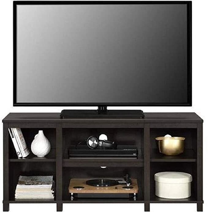 TV Stand Parsons Cubby for TVs up to 50 Inch with Storage Shelf, True