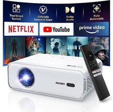 Smart Beamer Heimkino Projektor: Beamer 4K Un...