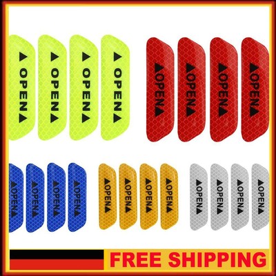 4pcs Autotür reflektierender Aufkleber Universal-Auto-Reflektor-Aufkleber Außena