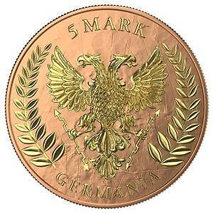 Germania 2019 5 marcos Germania - Cruz Madreperla 1 OZ Nº:002 moneda de plata - Imagen 3 de 5