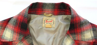 50’s BRENT Flannel Shirt マチネル Montgomery Ward Brent Vintage Flannel Jacket Shirt 1950's