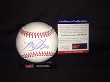 Matt Harvey Signed Major League Baseball Los Angeles Angels Star PSA/DNA