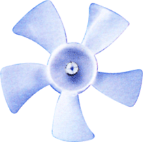 Sealed Unit Parts Co FB501 Motor Accessories Fan Blade 5 Diameter CW