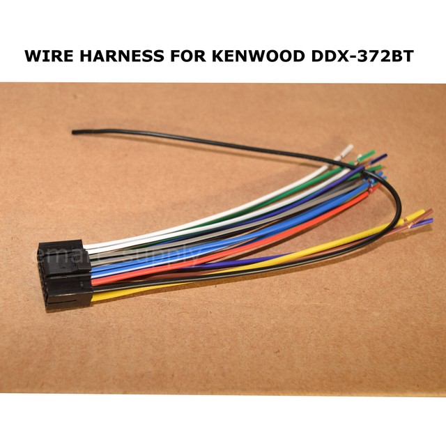 Kenwood Ddx372Bt Wiring Harness Diagram Kenwood Wiring