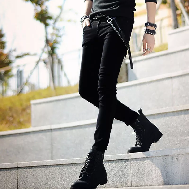 Chic stretch denim leggings 2025