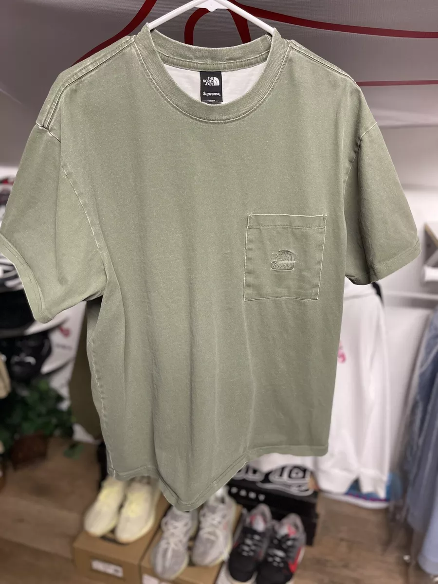 【S】Supreme/North Face Printed Pocket Tee