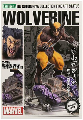 Kotobukiya Marvel Comics Wolverine (Brown Costume Version) Danger