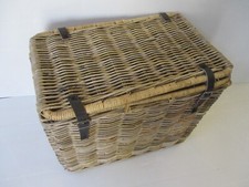cesto vimini porta legna cm cm 65x43x53 H baule portalegna porta biancheria