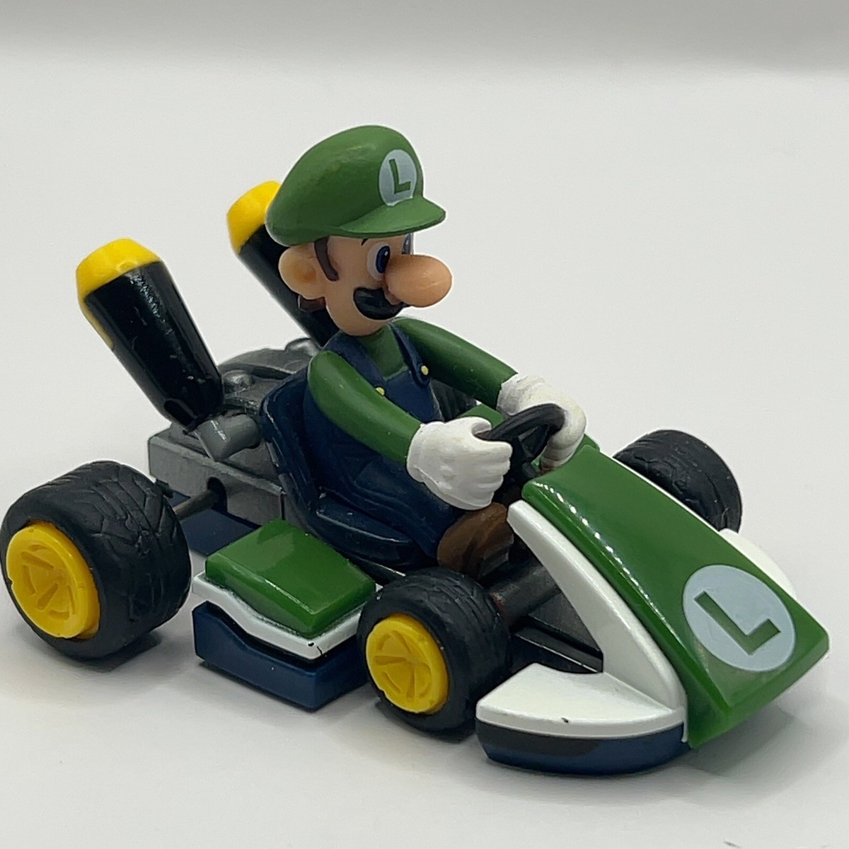All cars from 1910 Luigi Fusi サイン入り Mario Kart Super Mario Bros. Luigi Car Toy Mini Figure Japan Rare