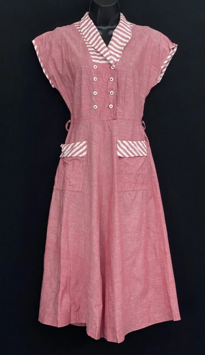 Cotton 1940s Vintage Dresses for Women for sale | eBay