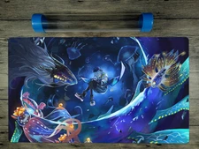 Ygomat Ghoti of the Deep Beyond  Trading Card Game Playmat Free Best Tube / Bag