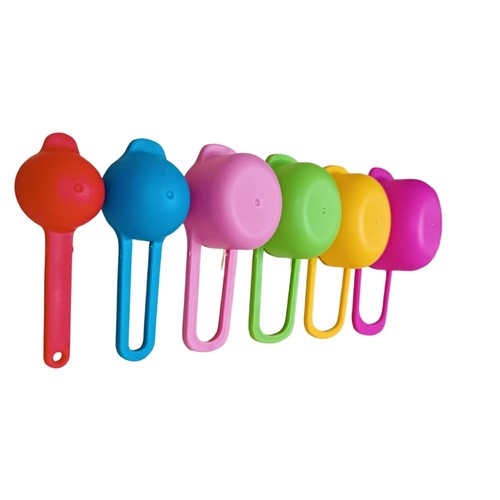 6 Pieces Colorful Measuring Cup Set Cooking Tool Plastic Free Shipping - Picture 12 of 12