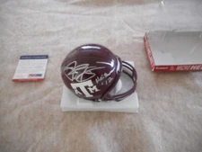 Johnny Manziel Signed Micro Helmet Mini PSA/DNA Autographed by Texas A&M Legend