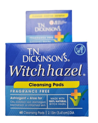 TN Dickinson's Witch Hazel Pads 60 pads /