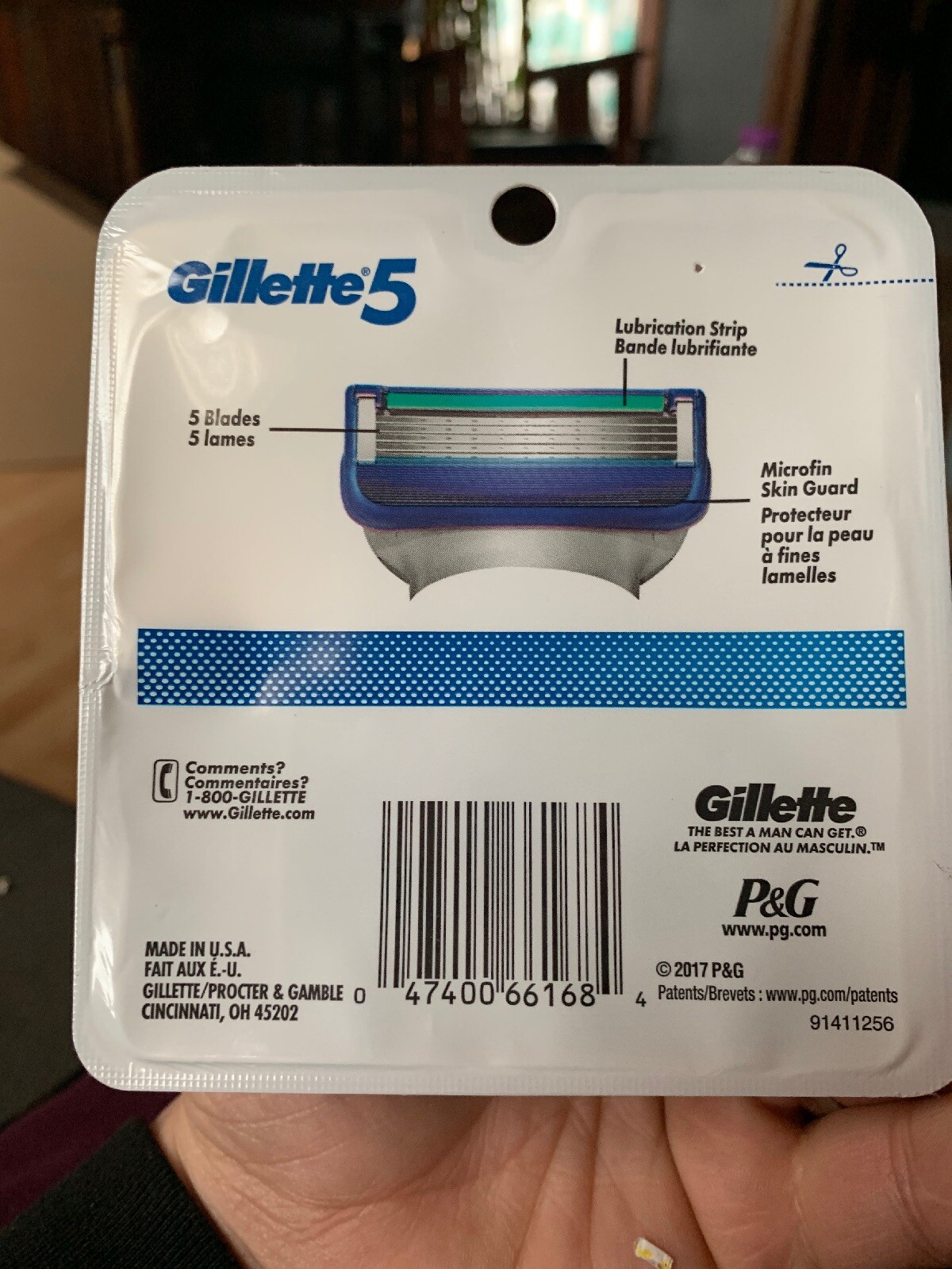 Gillette 5 Razor Blade Refill Cartridge 4 Count Cartridges For Sale Online Ebay