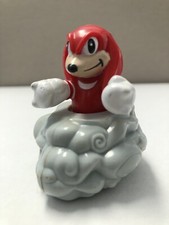 Rare 1993 Sega Knuckles Red Sonic The Hedgehog Spinning Car McDonalds Happy Meal