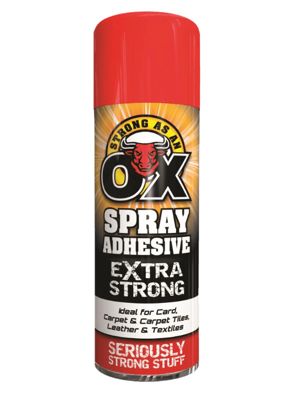 4 x EXTRA STRONG SPRAY ADHESIVE GLUE 500ML HEAVY DUTY FOR CARPET TILE FABRICS - Image 3