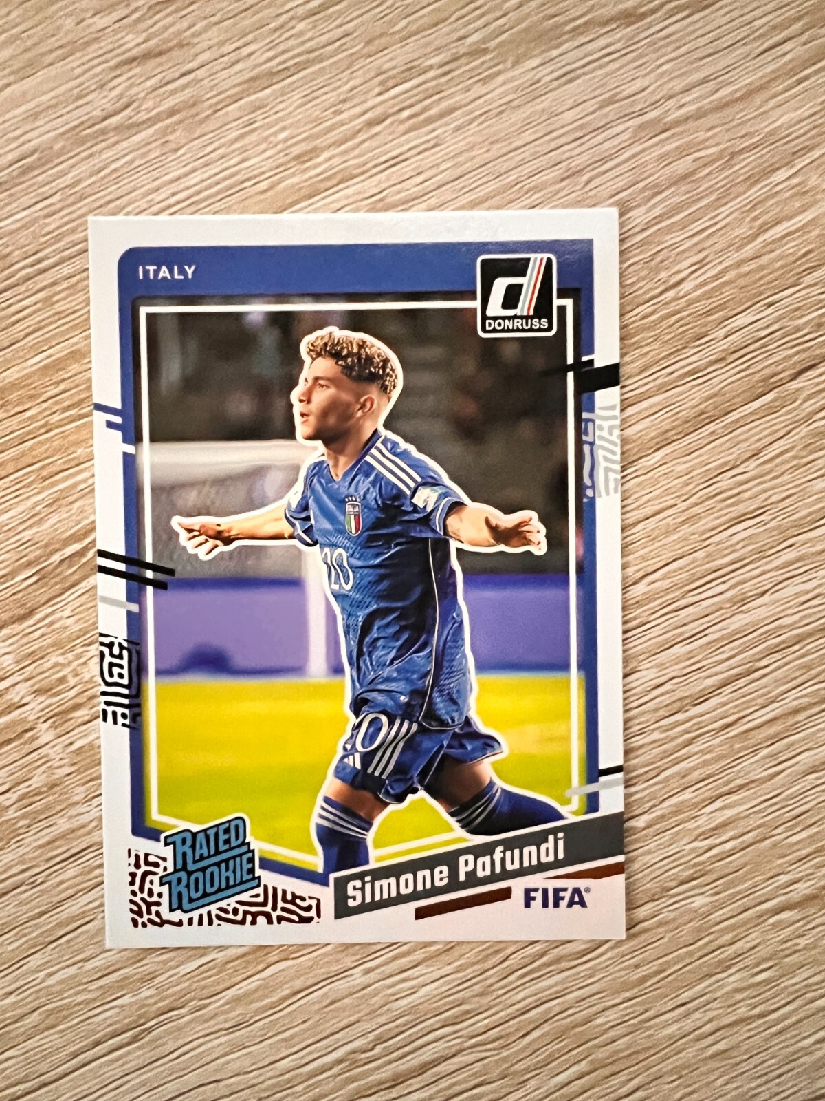 2023-24 Panini Donruss - Rated Rookie #198 Simone Pafundi Italy