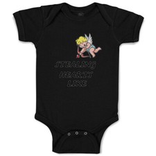 Baby Bodysuit Stealing Hearts like Cupid Valentines Day Boy  Girl Baby Clothes
