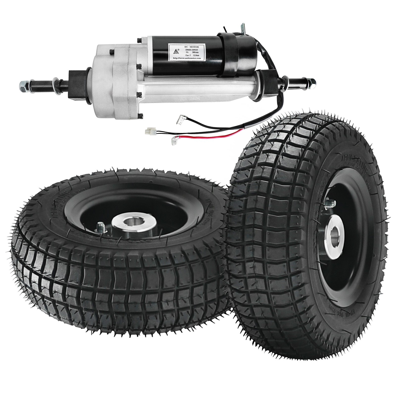 Gruppo Transaxle 24v 350W con Ruota Pneumatici Mobilità Elettrica Scooter Powerwheel foto 4