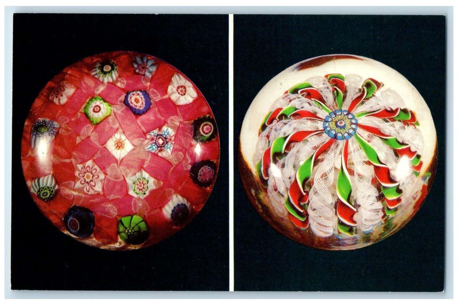 c1960 Antique Glass Paperweights Evangeline Bergstrom Neenah Wisconsin