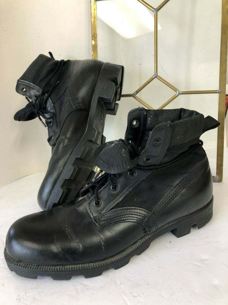 SWAT Men Tactical Duty Boots Army Military Work Hiking Shoes Black Leather 9R SWAT Men Tactical Duty Boots Army Military Work Hiking Shoes  main image 4