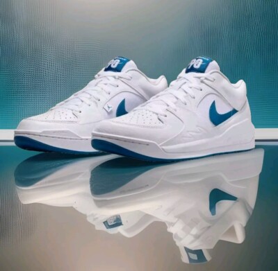 NEW Men's (CHOOSE SZ) NIKE JORDAN Stadium 90  DX4397-114 WHITE / INDUSTRIAL BLUE