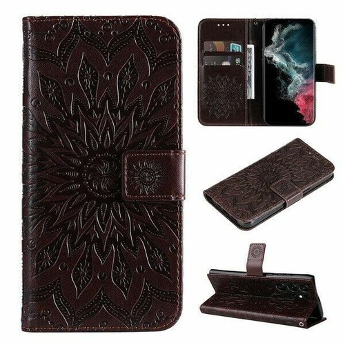 Flower Wallet Phone Case For Samsung S8 S9 S10 S20 S21 S22 A13 A52 A53 A32 - Picture 10 of 50