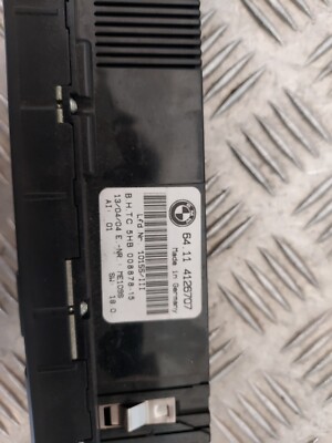 Commande De Chauffage/clim BMW Série 3 E46 (modèle 320) - Noire - Occasion