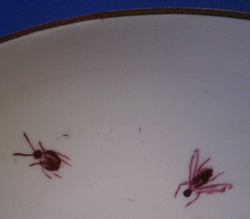 Paire De Vases Anciens Hoechst 18e Siècle En Porcelaine Faïence - Scène Florale Rococo