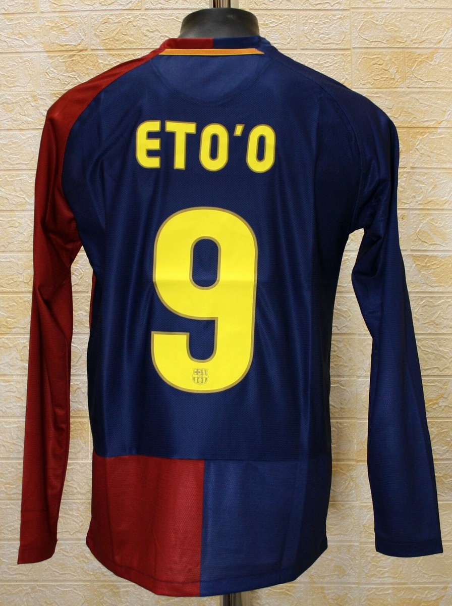 希少　FC Barcelona 2009 FIFAワールドチャンピオンシャツ BARCELONA 2009 2010 HOME SHIRT JERSEY NIKE 343808-496 sz L