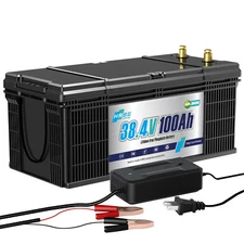 36V 100Ah LiFePO4 Lithium Battery 200A BMS For Solar Off-grid Trolling Motor RV
