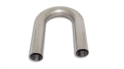 304 Stainless 180 Degree Mandrel U-Bends- 2.5'' OD x 4.0'' CLR