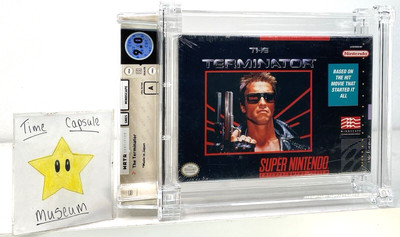 The Terminator Super Nintendo SNES New 1993 Factory Sealed WATA 9.0 A TOP POP