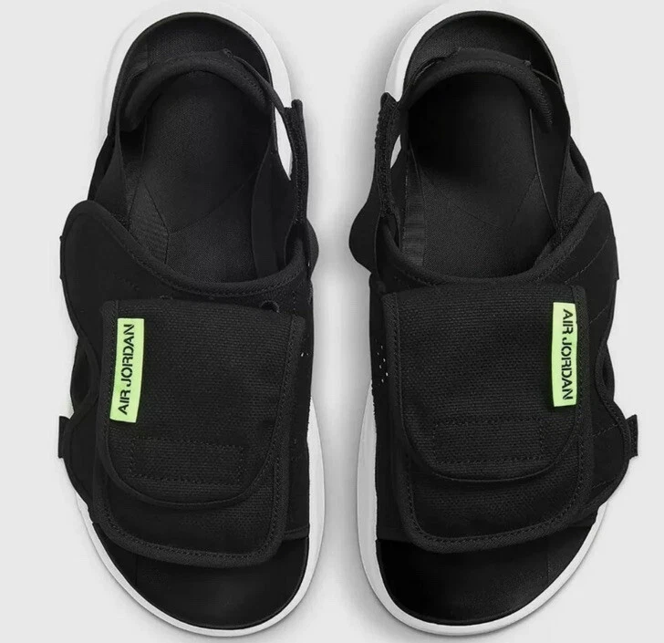 Nike Jordan LS Menu0026#039;s Sandals Slippers Slides Flip Flops Black Size 11  flight | eBay